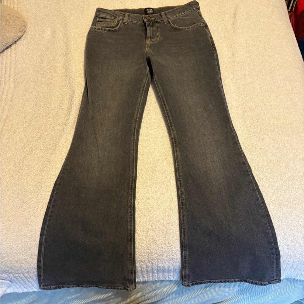 UO Women's Black Flare Jeans